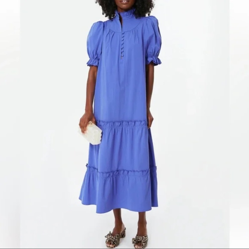 NWT Tuckernuck Pomander Place Blue Selena Maxi Dress